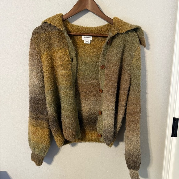 Find Me Now XS/S Dusty Knit Button Cardigan Free People - Picture 4 of 5
